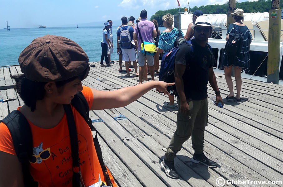 The journey from Ubud to Gili T really started at the harbour.