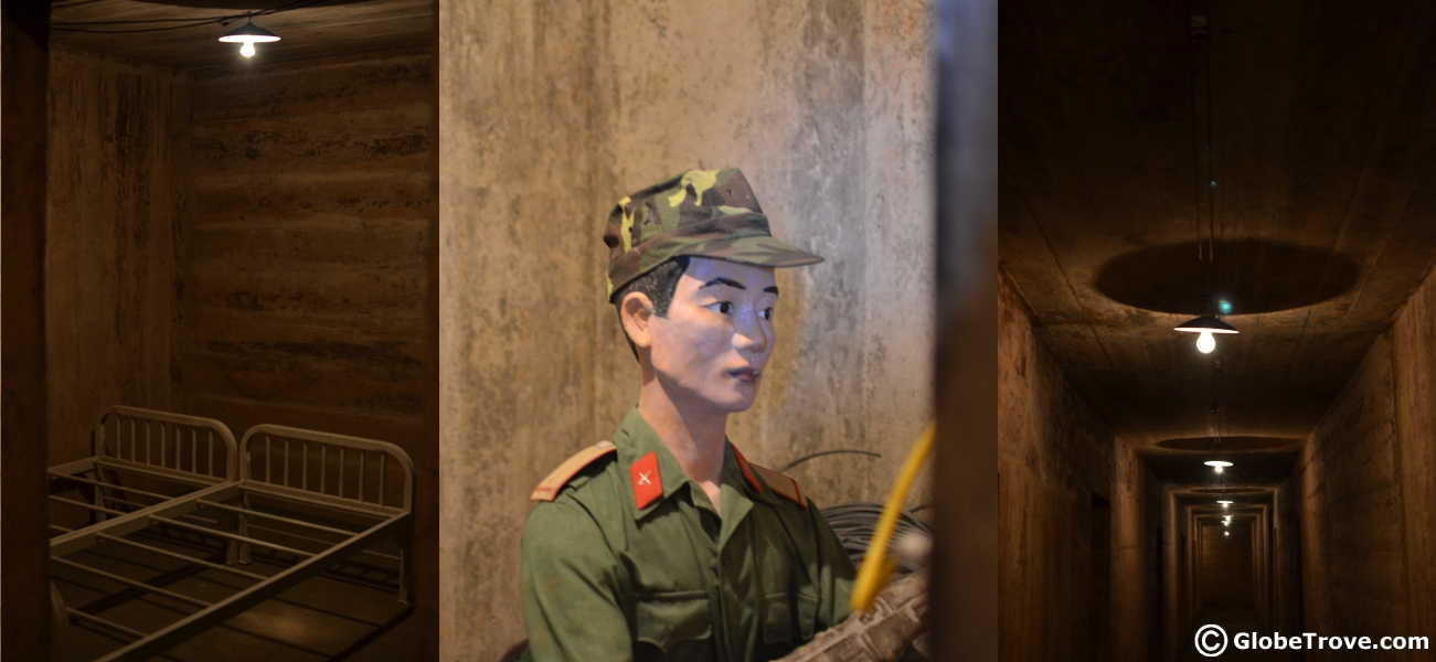 The wax guard at the entrance of the hospital cave.