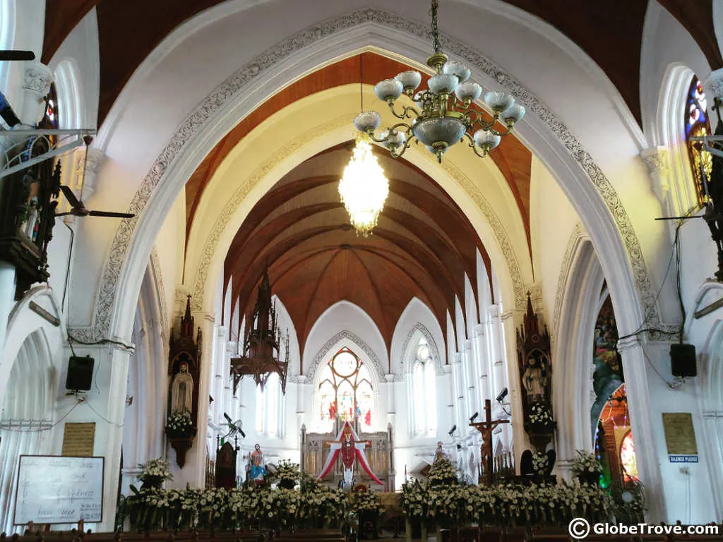 Santhome church also known as St. Thomas basilica in Chennai India