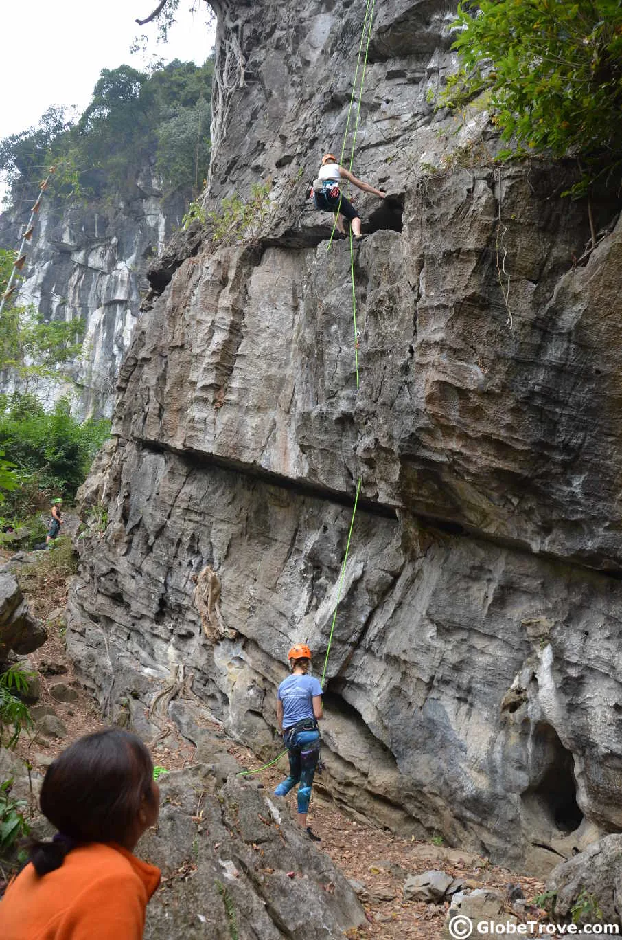 Rock climbing