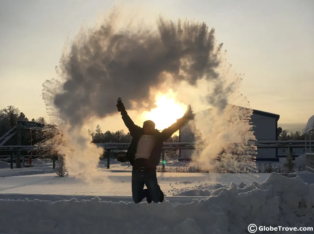 Working in Siberia