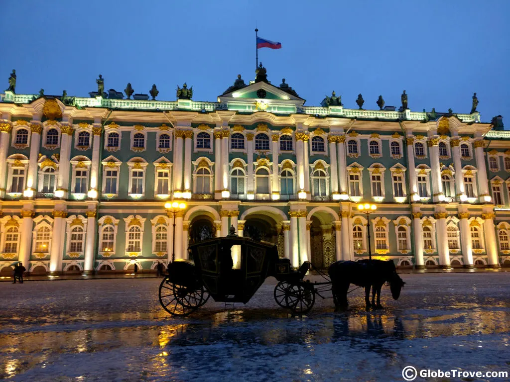 The State Hermitage museum in St. Petersburg Russia