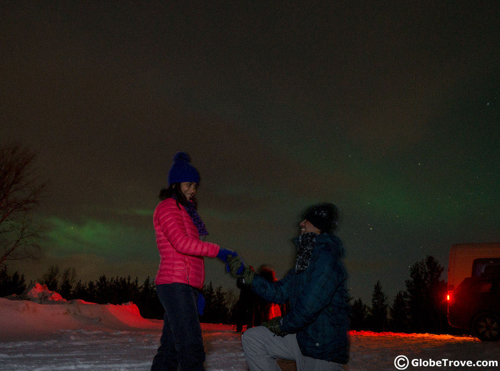 Valentine’s Day Under The Aurora Borealis In Murmansk