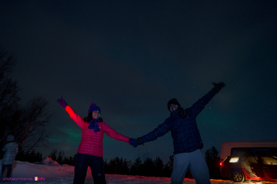 Aurora Borealis in Murmansk Russia