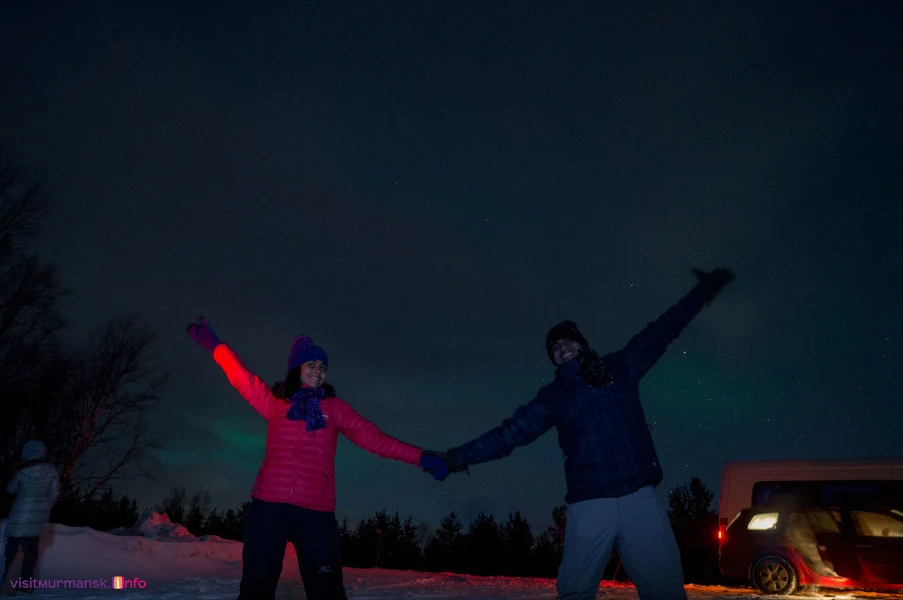 Aurora Borealis in Murmansk Russia