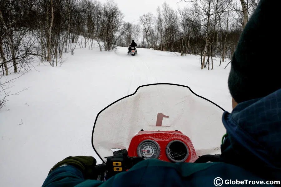 snow mobile in murmansk