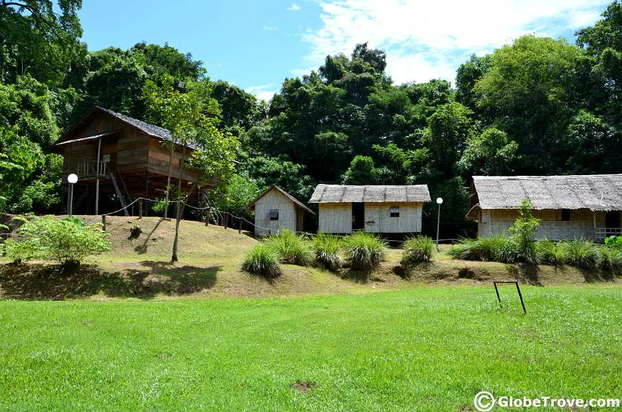 A view of the heritage villages in Kota Kinabalu.