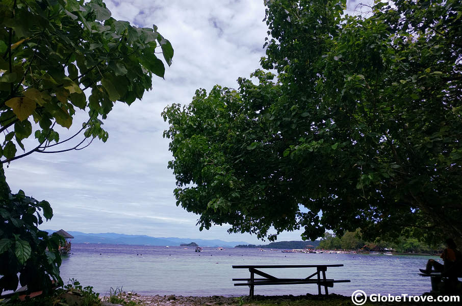 The perfect break after the dives during our Discover Scuba in Kota Kinabalu.