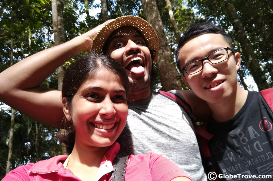 Posing for the camera in Kinabalu National park