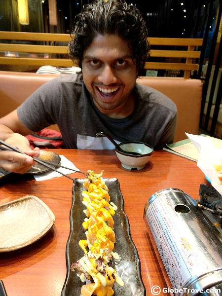 Shawn sure loves his sushi! If you are looking for places to eat in Kota Kinabalu that serve sushi then Sushi Tei is where you want to be.
