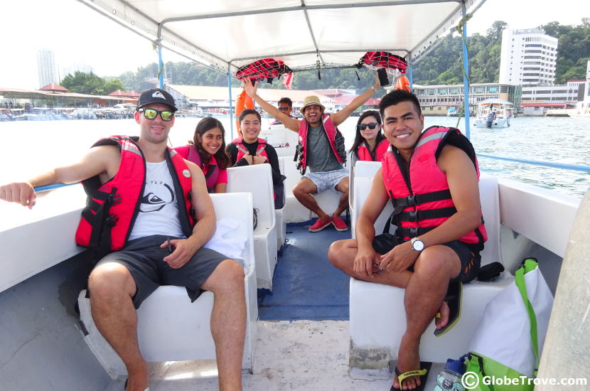 Kota Kinabalu Island boat