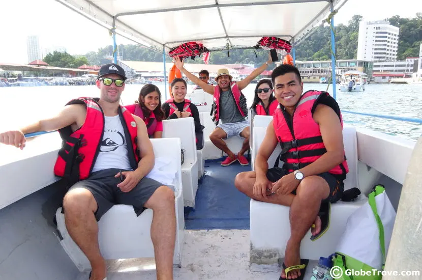 Kota Kinabalu Island boat