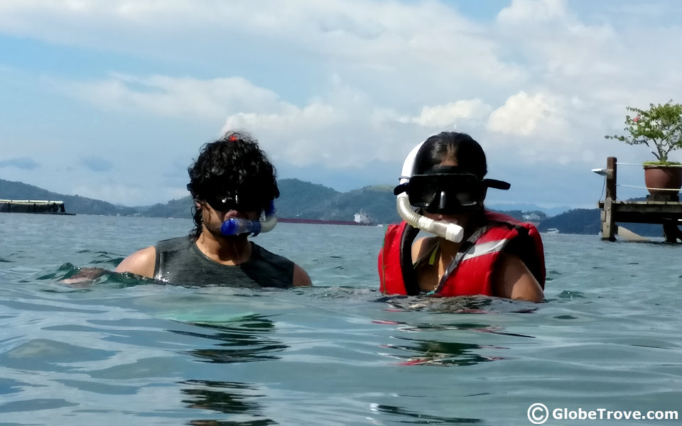 Snorkeling is always better together! Gaya island has some incredible clams to see.