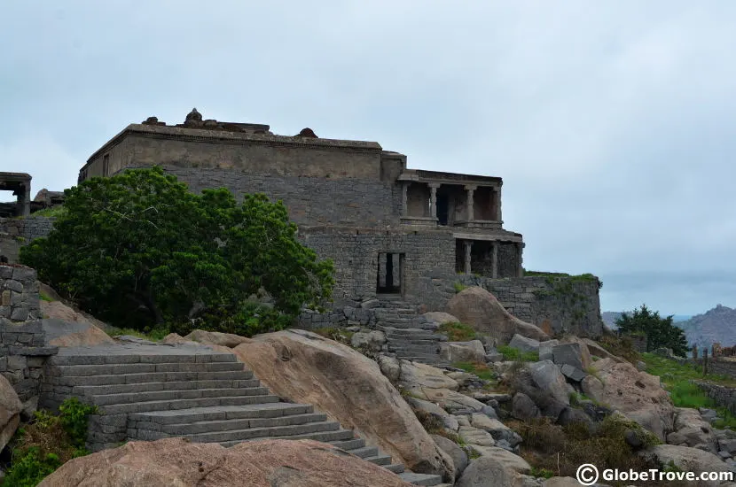 One of the structures at the top. of Gingee fort