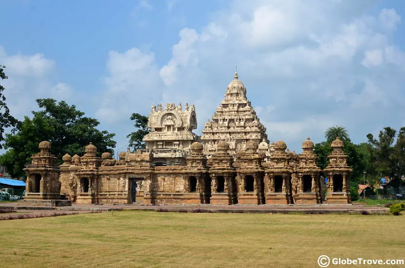 The oldest of the Kanchipuram temples that we visited.