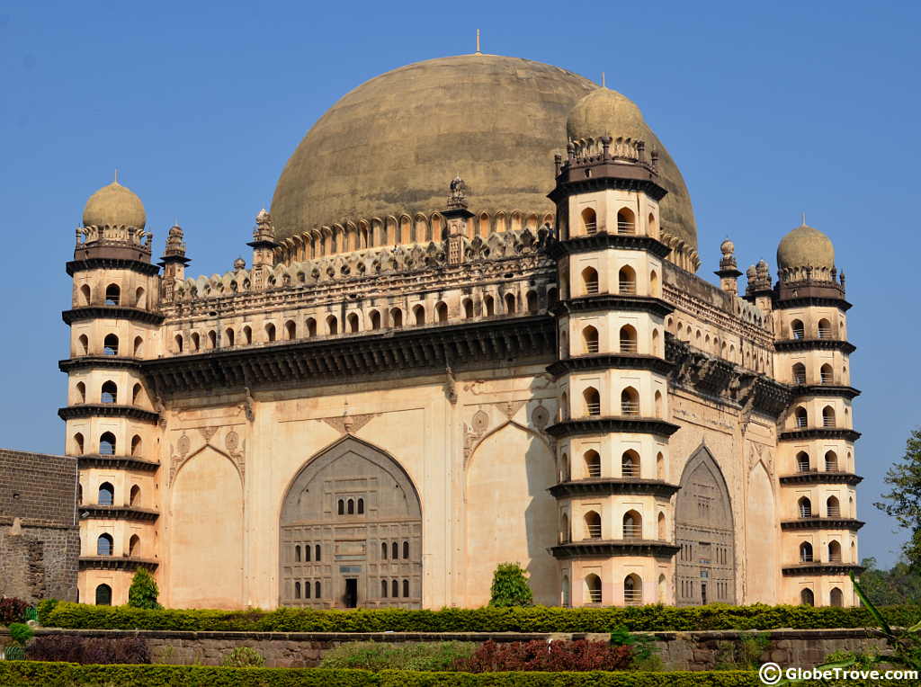 A full view of the Gol Gumbaz