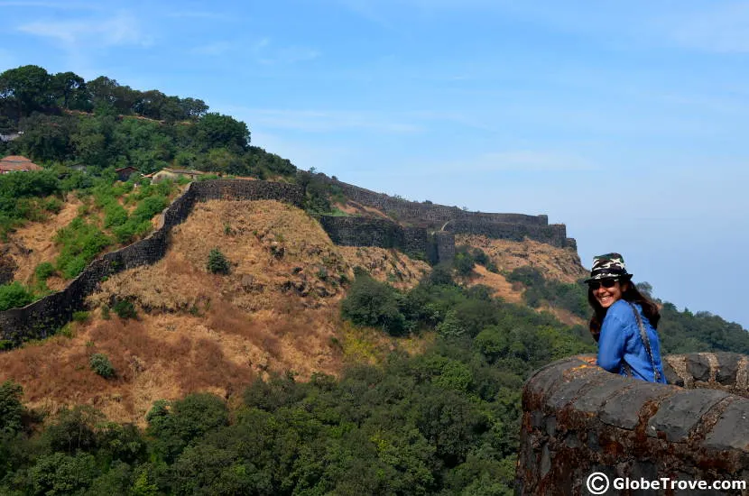 Pratapgad fort wall 2