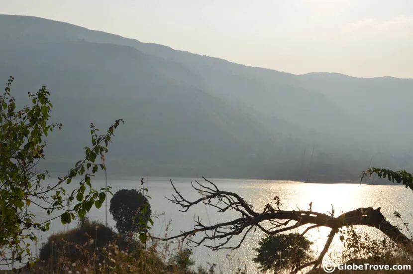 A glimpse of the dam.