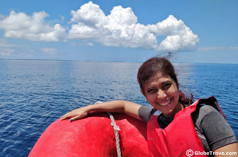 Snorkelling in Addu Atoll Banana reef