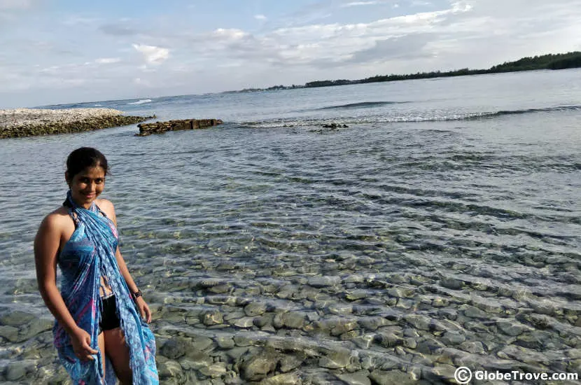 Snorkelling in Addu Atoll Koattey reef