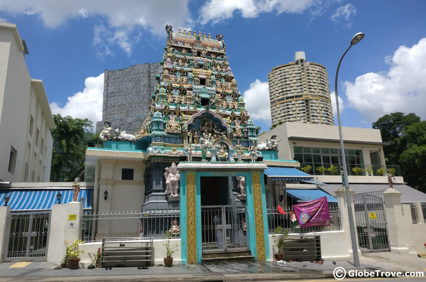 An outer glimpse of the temple.