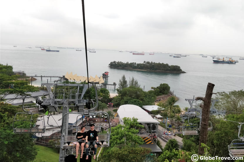 Sentosa Island cable car