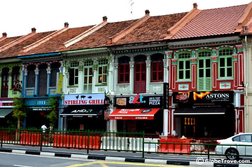 The gorgeous old buildings that represent Singapore's ethnic past.