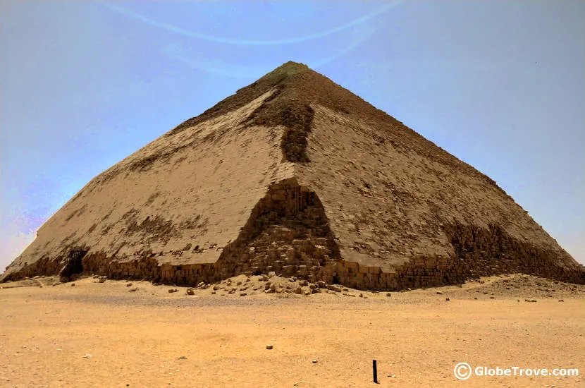 The Bent Pyramid is a rather amazing to look at.