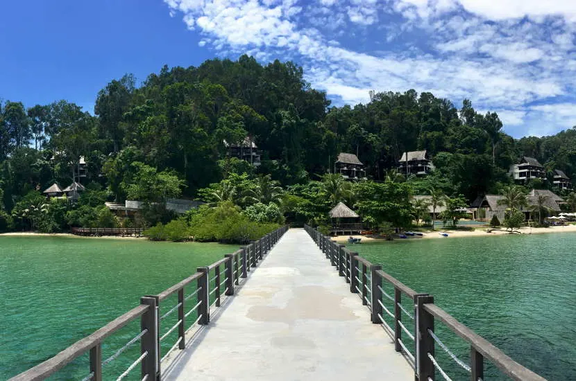 Clemens believes that some of the most beautiful beaches in Malaysia are on Gaya island.
