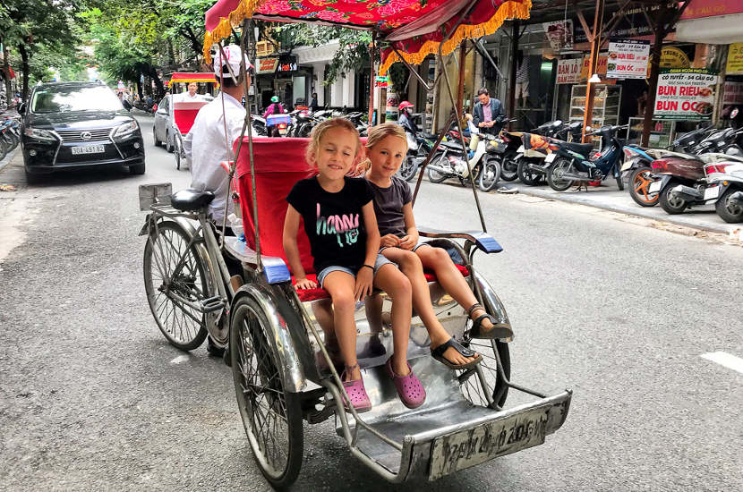 Ania's pick of best places to visit in South East Asia with kids is Hanoi, Vietnam.
