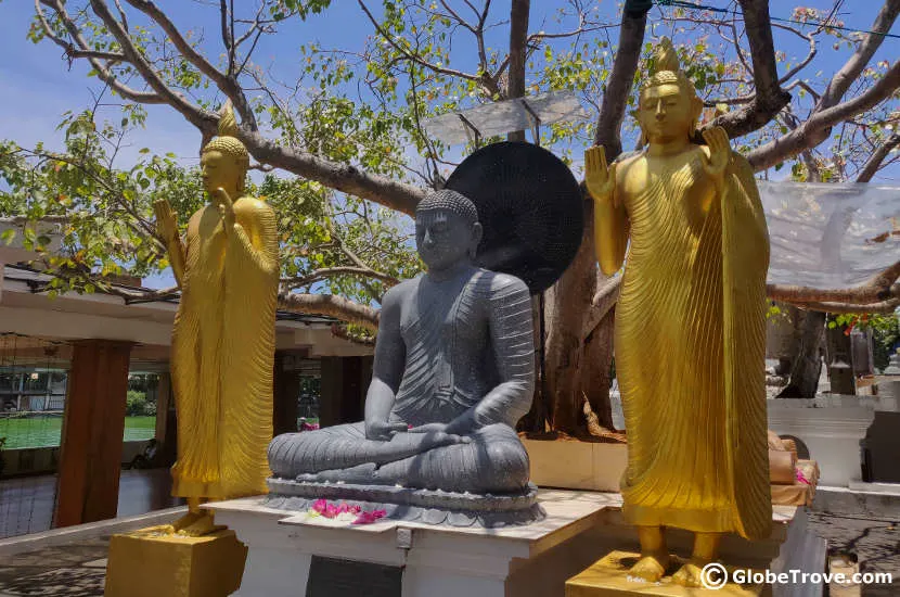 A Buddha statue in Seema Malaka.