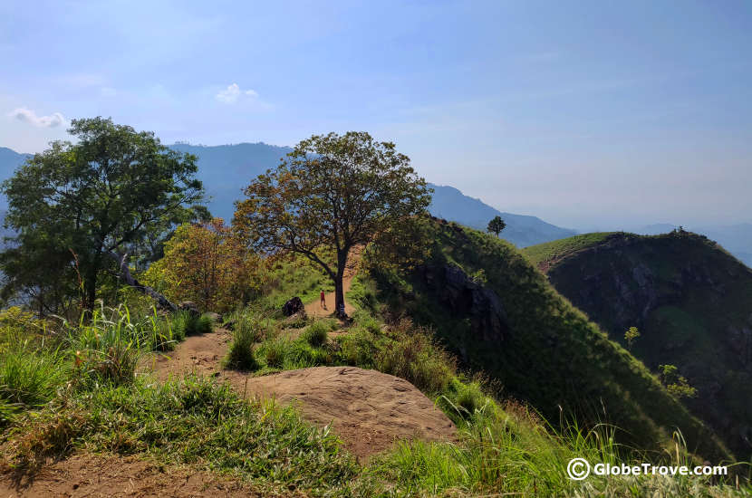 The view at the top of little Adam's peak.