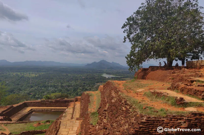 The view is an inspiration to climb to the top of Sigiriya.