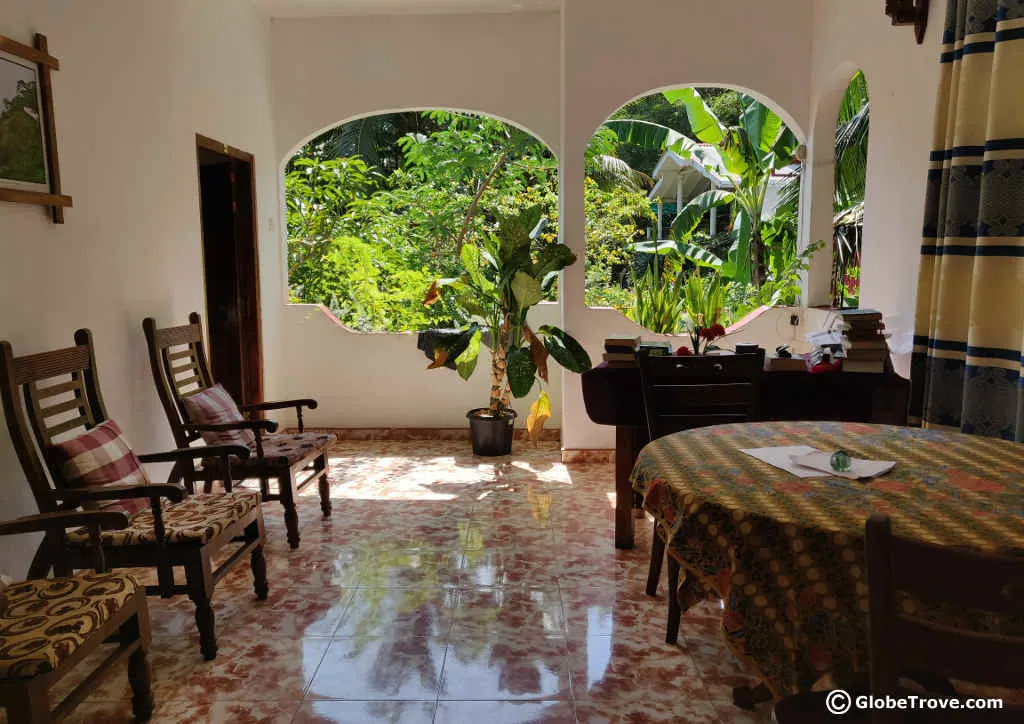 Hansa Villa was our choice of accommodation in Unawatuna