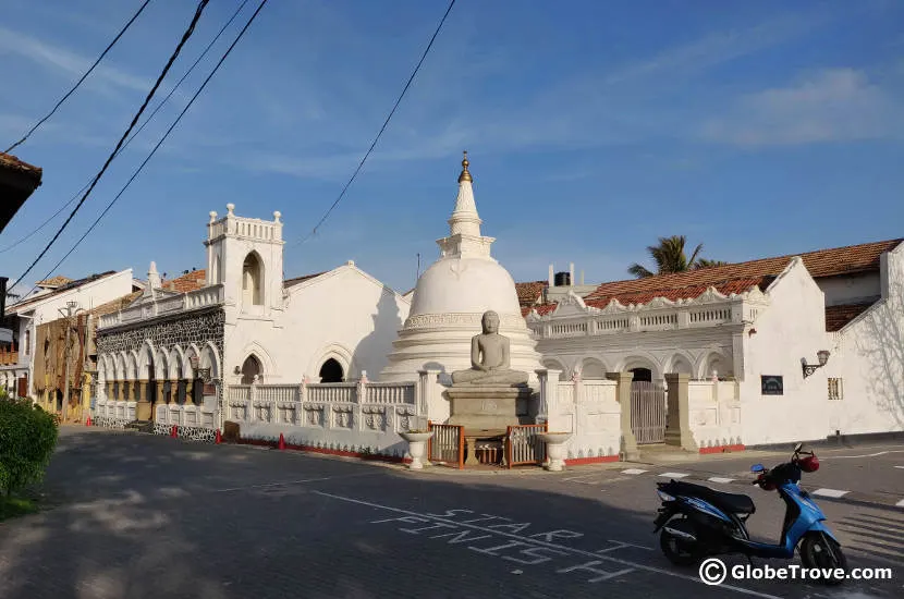 One of the many religious structures in Galle fort.