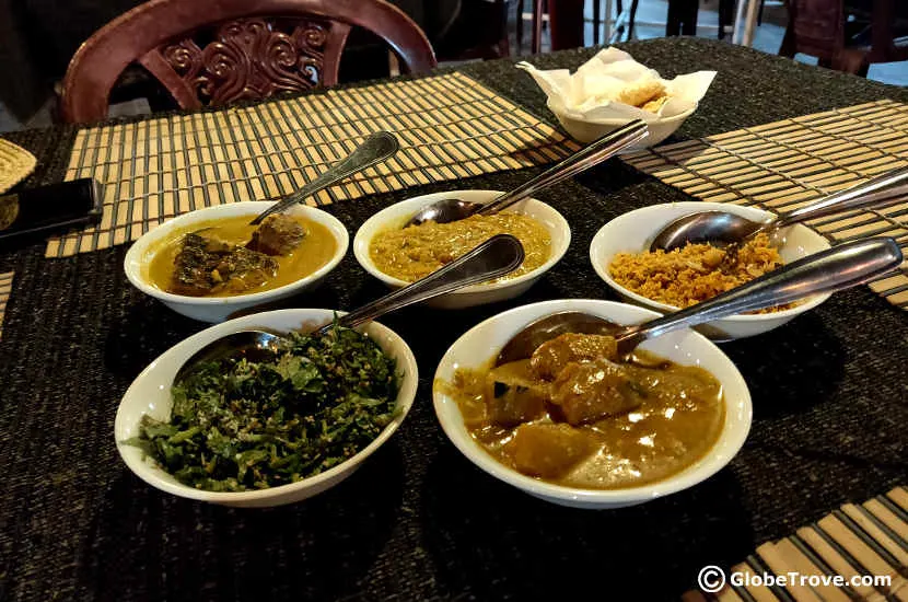 Sri Lankan meal