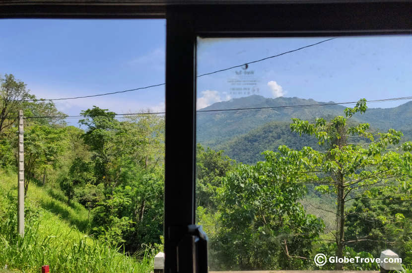 The view from our window in the bus from Tissamaharama to Ella.