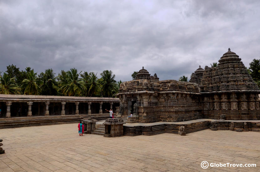 Inside the Keshava temple