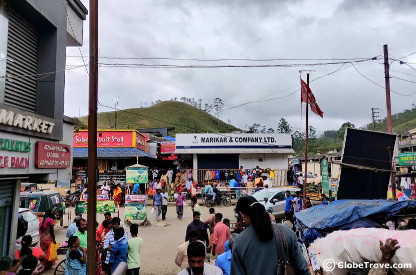 Market in Munnar