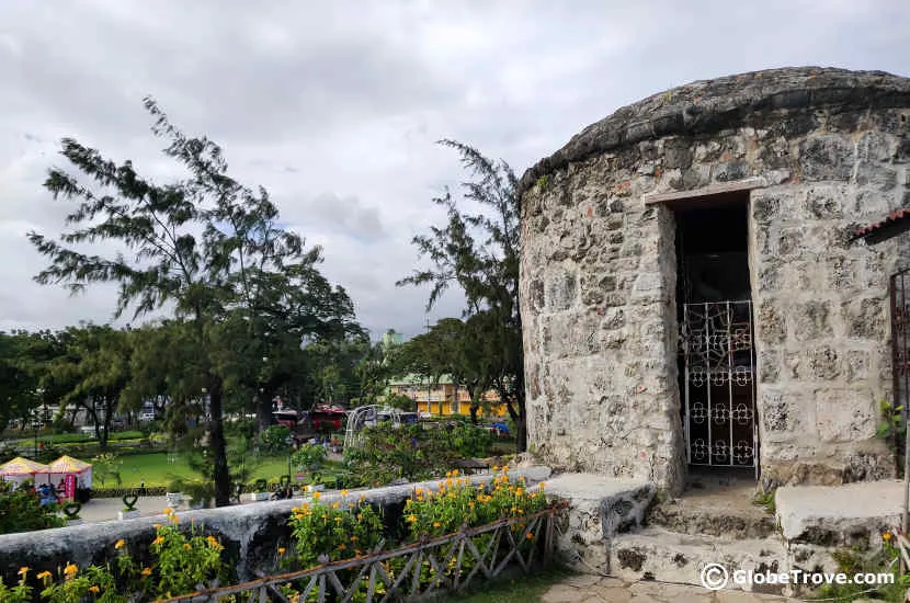 At the top of Fort San Pedro.