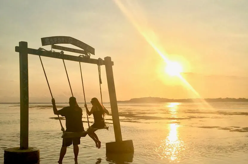 Sara says that the Gili islands in Indonesia should be one of the top contenders for babymoon destinations in Asia.