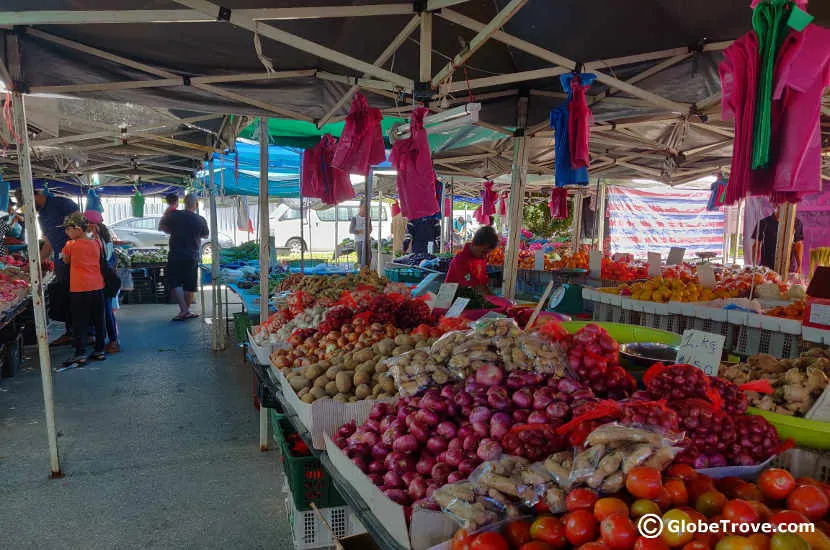 Local market in Kuala Belait