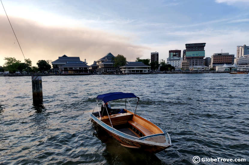 Local water taxis to Kampong Ayer