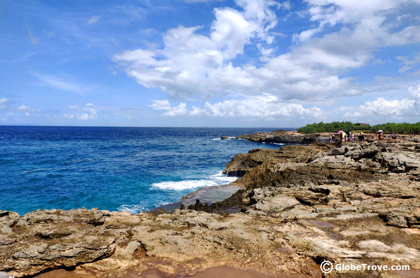 A glimpse of Devil´s tear in Nusa Penida.