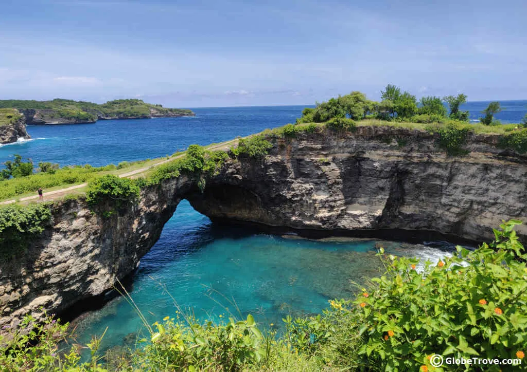 Broken beach in Nusa Penida