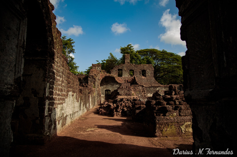 Ruins of the convent at the Church of St. Augustine