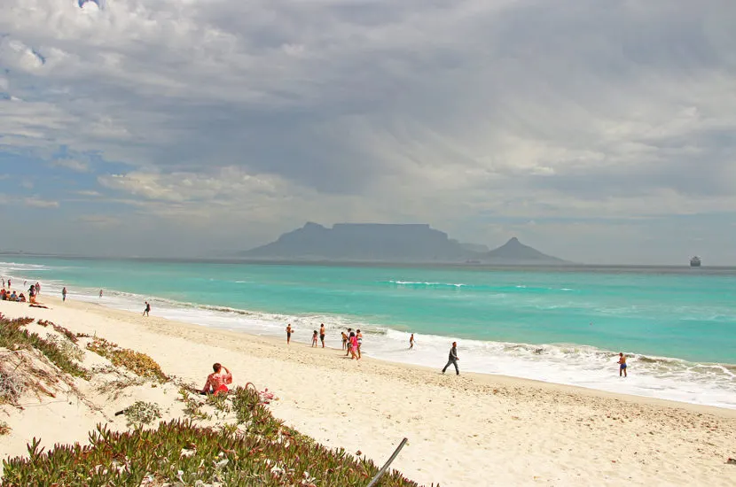Blouberg beach in Cape Town