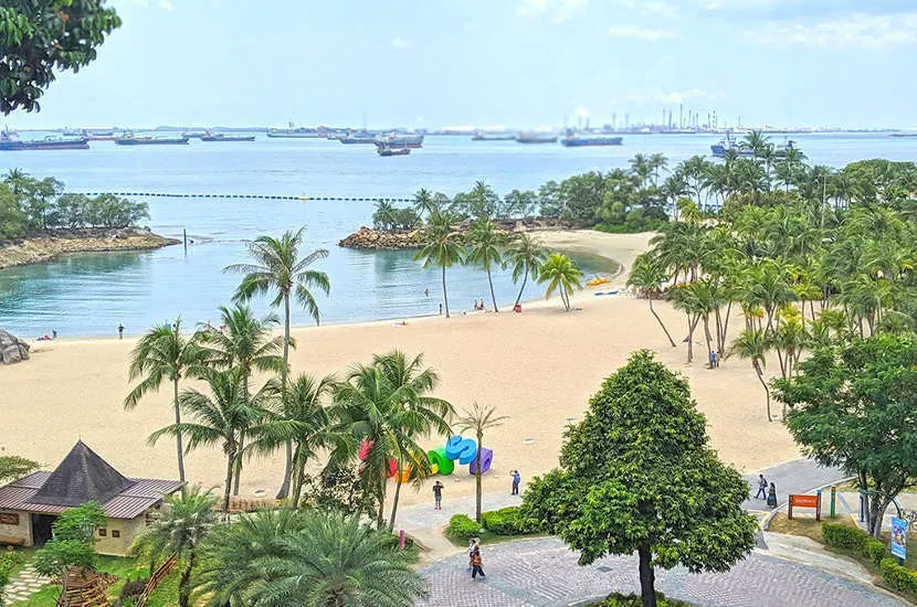 Siloso Beach in Singapore