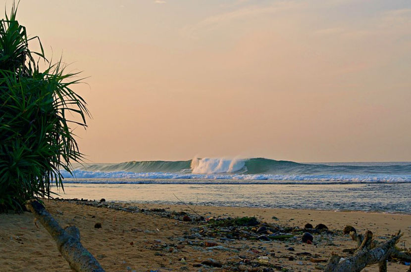 Hikkaduwa in Sri Lanka is a great place to spend December in Asia.