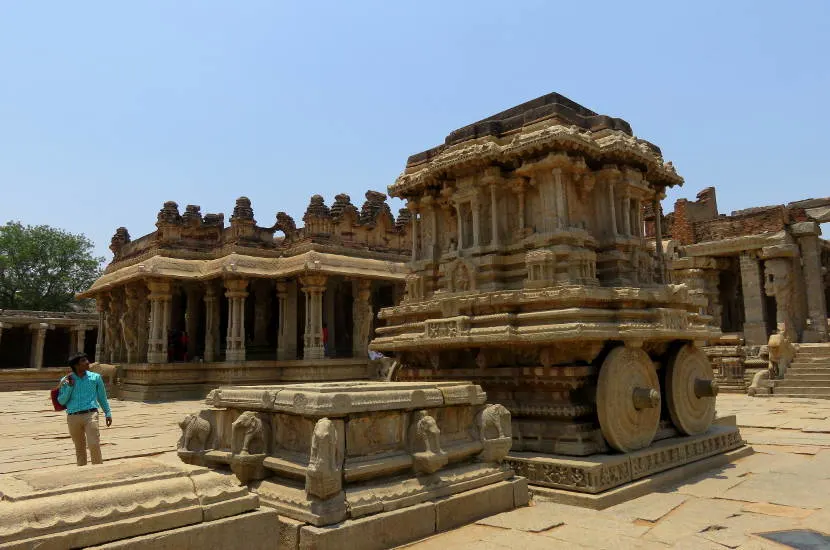 Hampi is an interesting location to spend February in Asia.